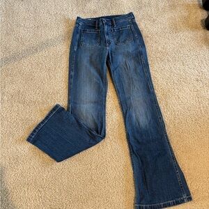 Gap flair high-rise denim jeans
